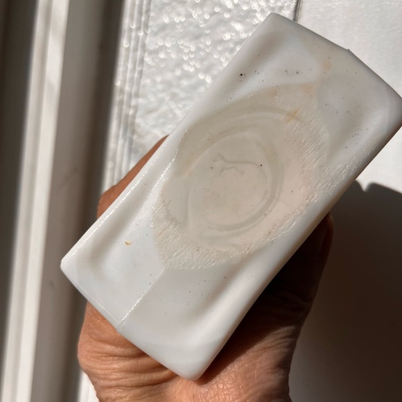 Vintage Heisey Glass Rabbit Bookends White Opal Milk Glass MCM Weighted Pair - Picture 15 of 16